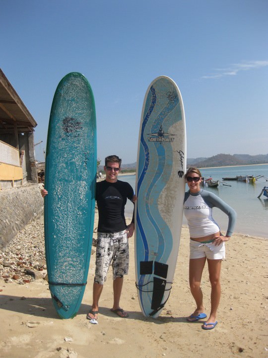 Surfing Lombok