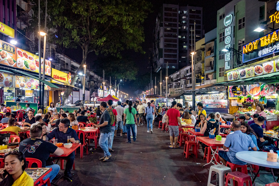 jalan alor food street KL